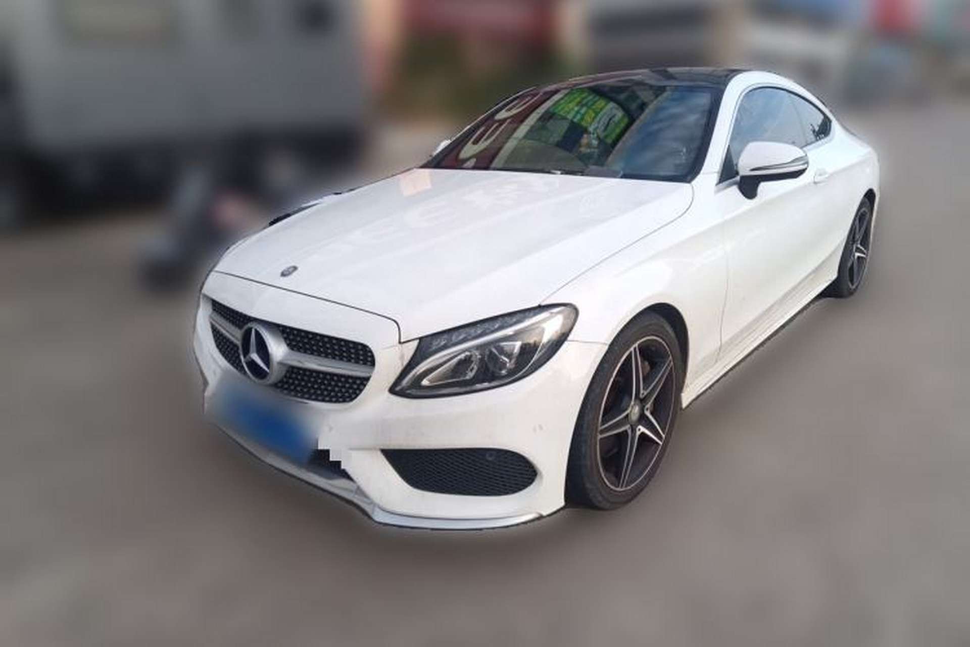 Used Mercedes-Benz C-Class 2016 C 200 Coupe Front Left 45 Deg