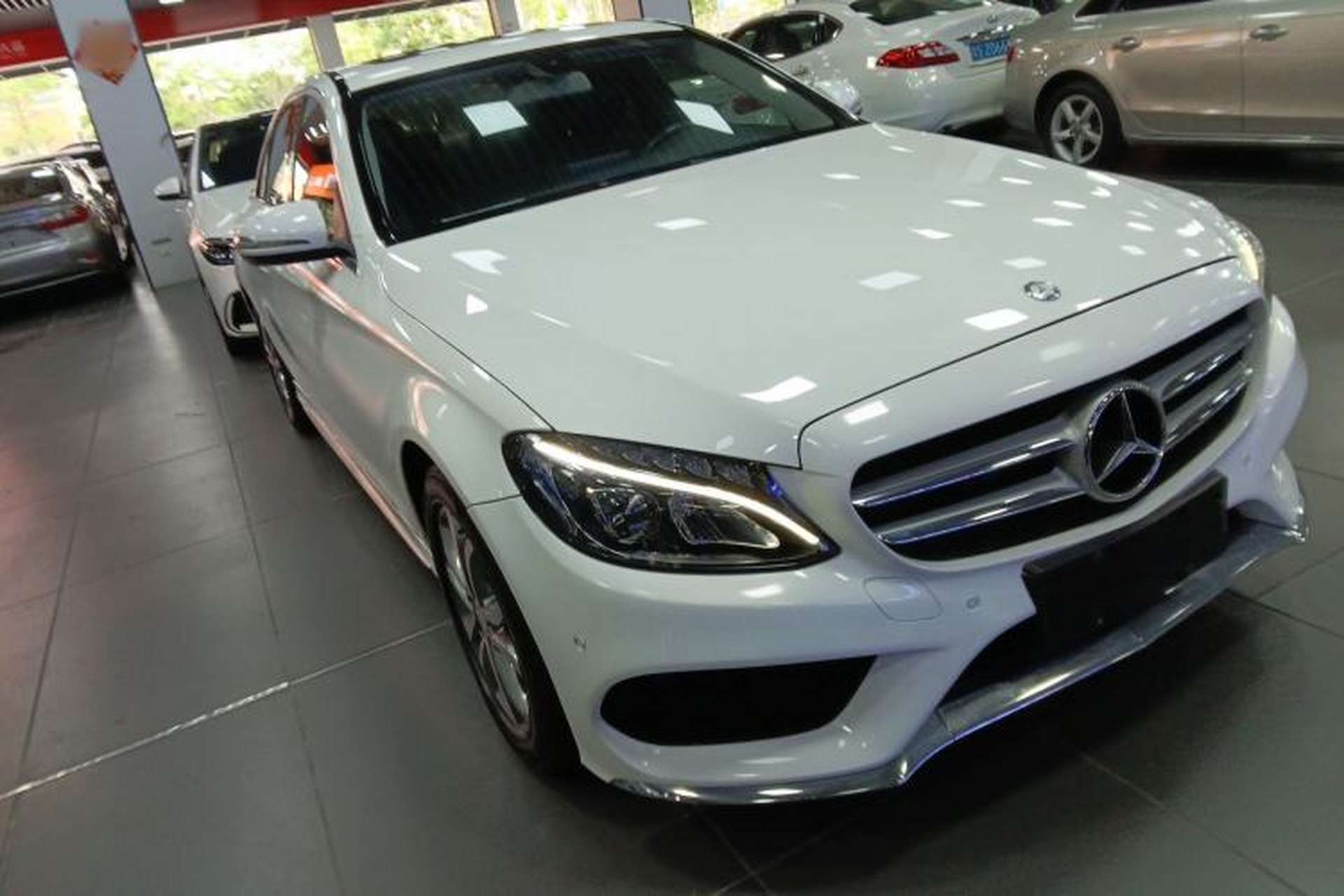 Used Mercedes-Benz C-Class 2016 C 180 L Sport Edition Front Right 45 Deg