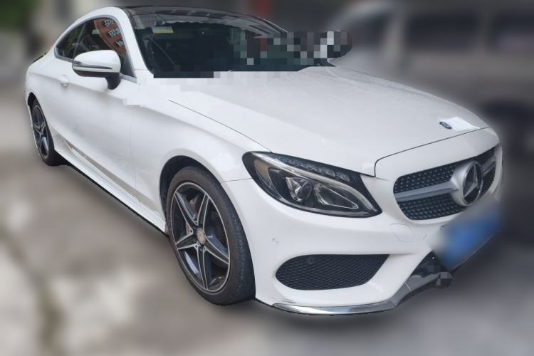 Used Mercedes-Benz C-Class 2016 C 200 Coupe Front Right 45 Deg