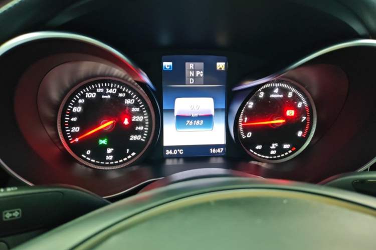 Used Mercedes-Benz C-Class 2016 C 180 L Sport Edition Instrument Cluster