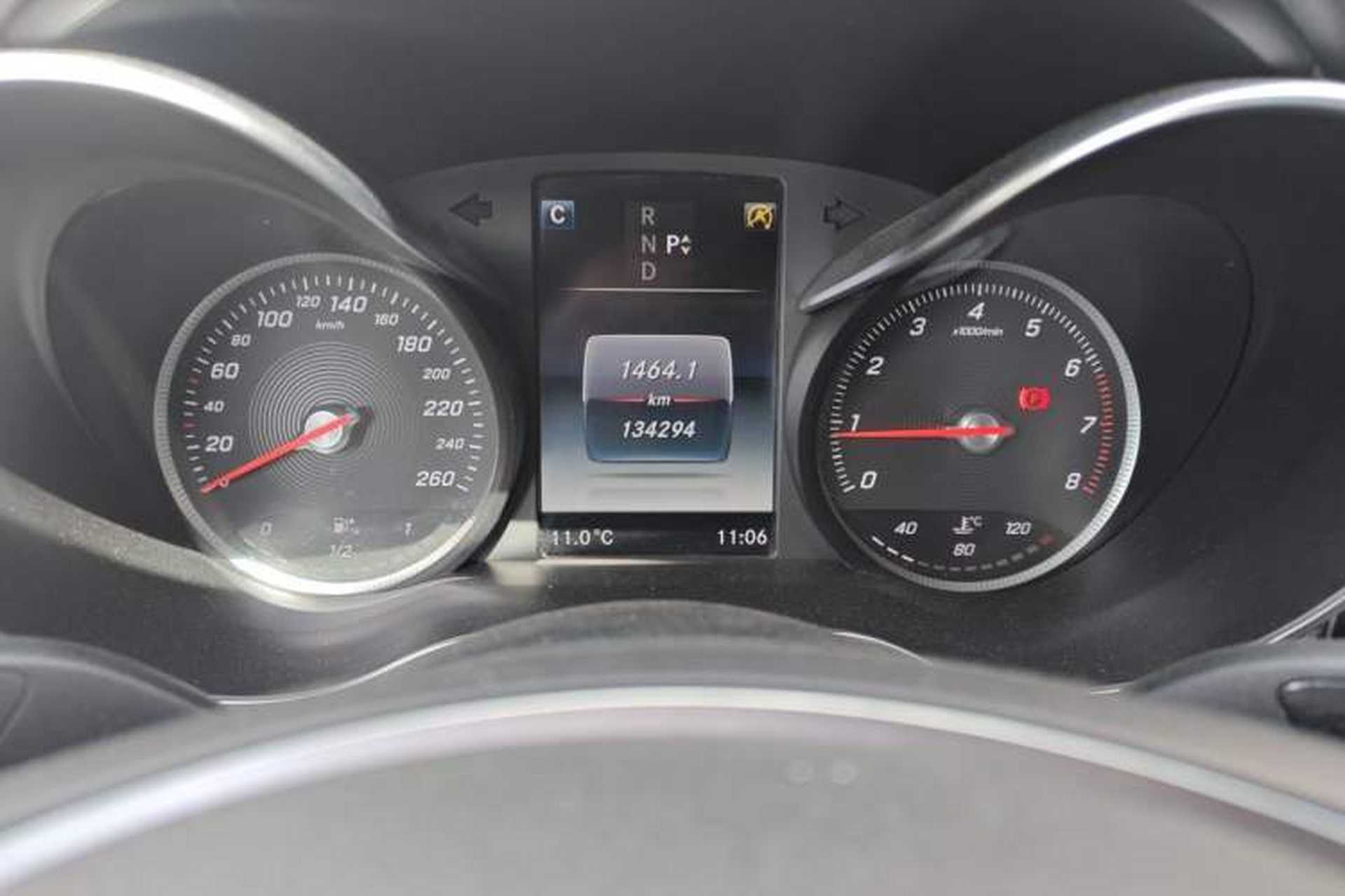 Used Mercedes-Benz C-Class 2016 C 180 L Sport Edition Odometer Close Up