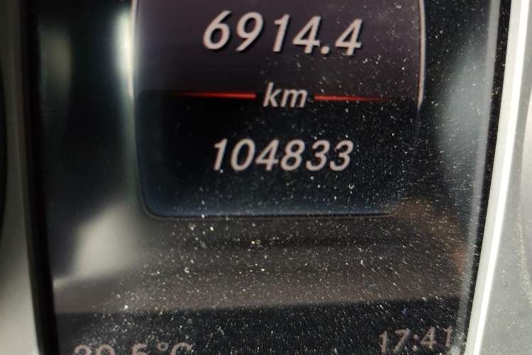 Used Mercedes-Benz C-Class 2016 C 200 Sport Edition Odometer Close Up