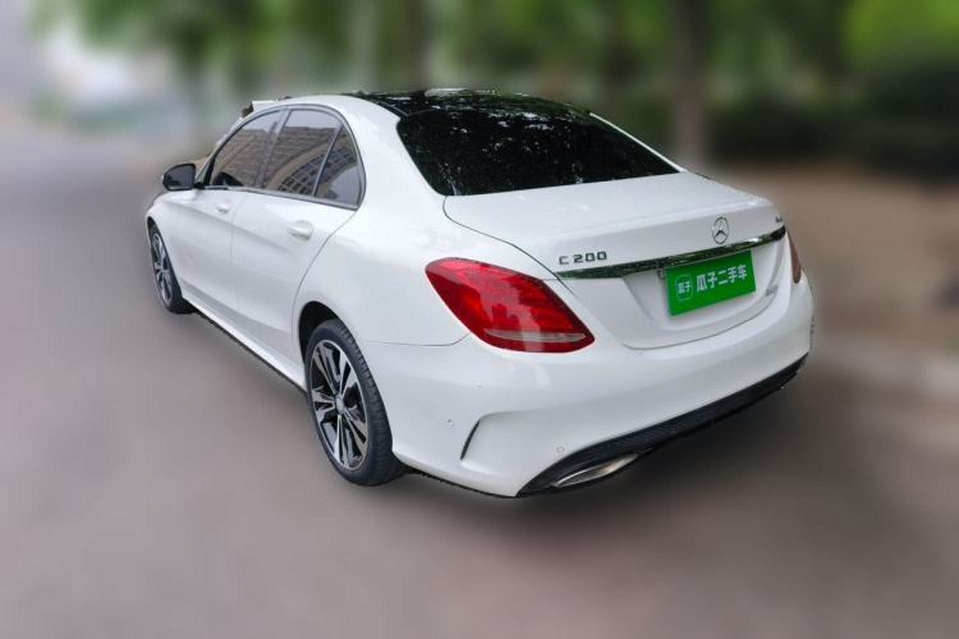 Used Mercedes-Benz C-Class 2016 C 200 Sport Edition 4MATIC Rear Left 45 Deg
