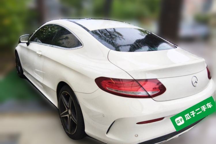 Used Mercedes-Benz C-Class 2016 C 200 Coupe Rear Left 45 Deg