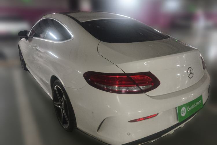 Used Mercedes-Benz C-Class 2016 C 200 4MATIC Coupe Rear Left 45 Deg