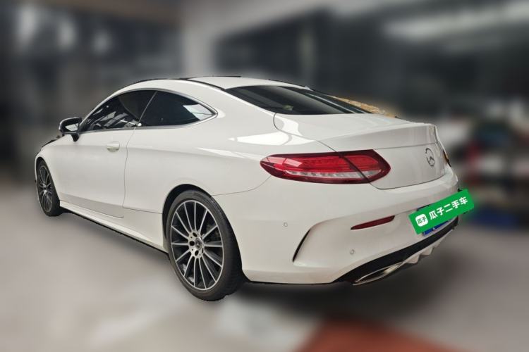 Used Mercedes-Benz C-Class 2016 C 200 4MATIC Coupe Rear Left 45 Deg
