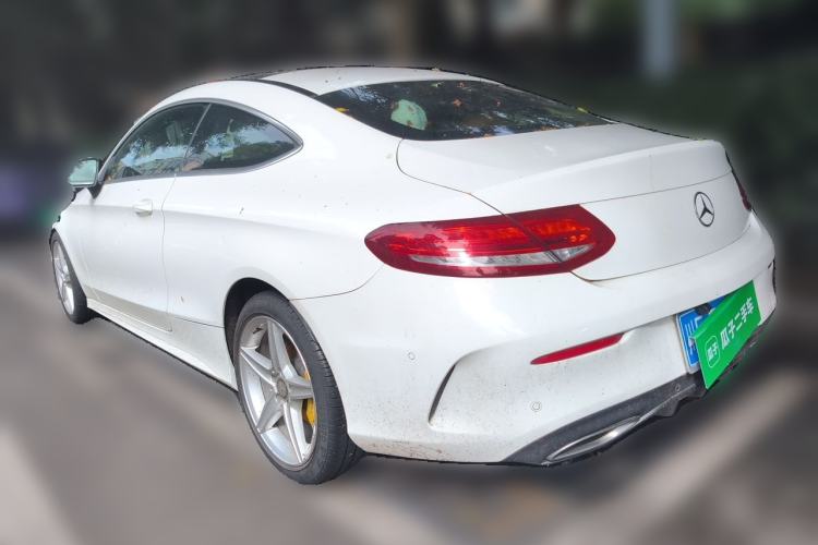 Used Mercedes-Benz C-Class 2016 C 200 Coupe Rear Left 45 Deg