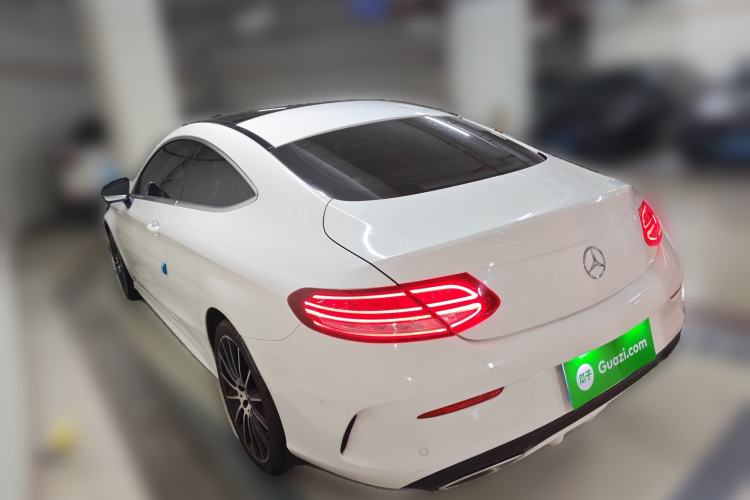 Used Mercedes-Benz C-Class 2016 C 200 4MATIC Coupe Rear Left 45 Deg