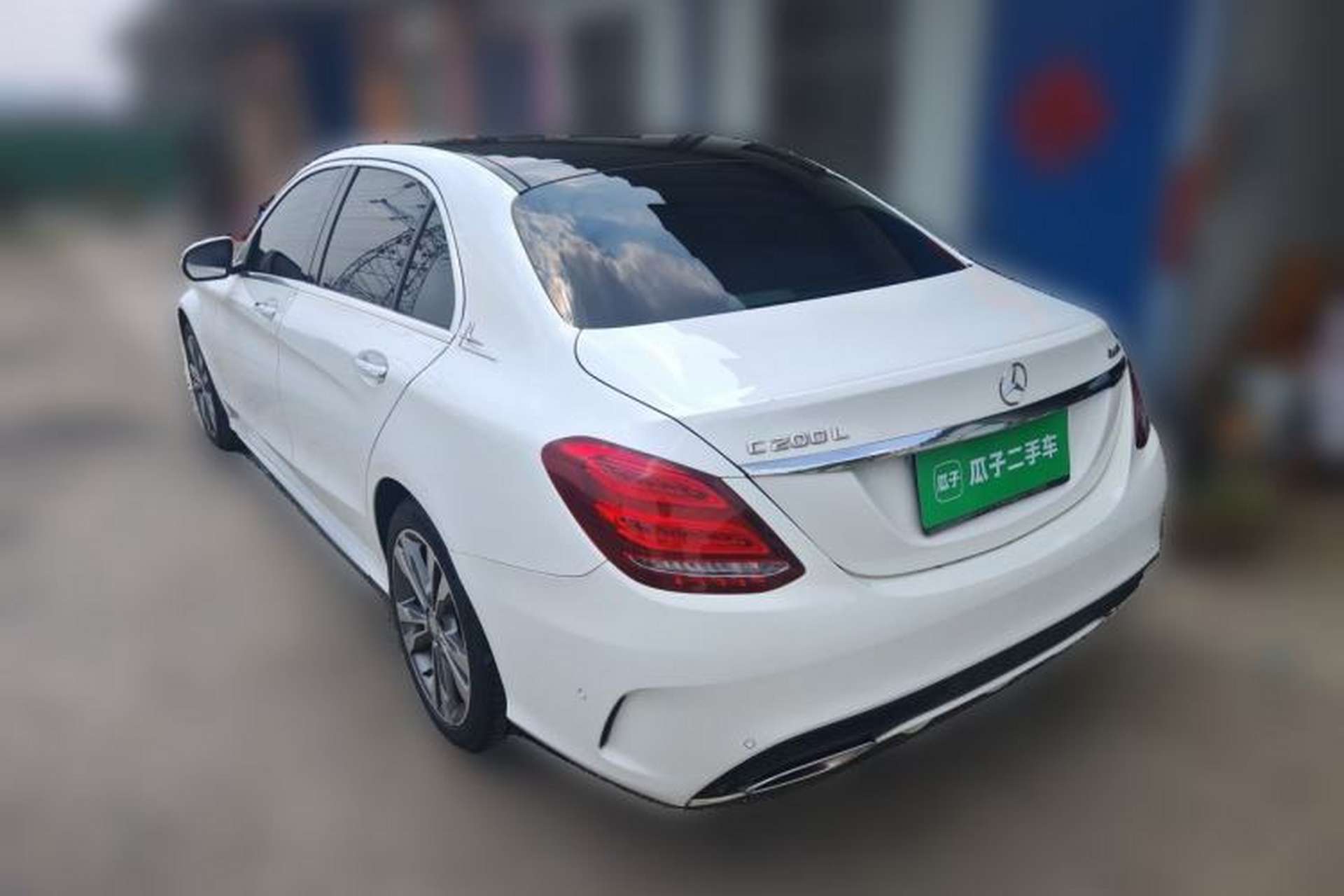 Used Mercedes-Benz C-Class 2016 C 200 L 4MATIC Sport Edition Rear Left 45 Deg