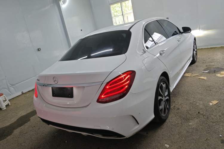 Used Mercedes-Benz C-Class 2016 C 180 L Sport Edition Rear Right 45 Deg