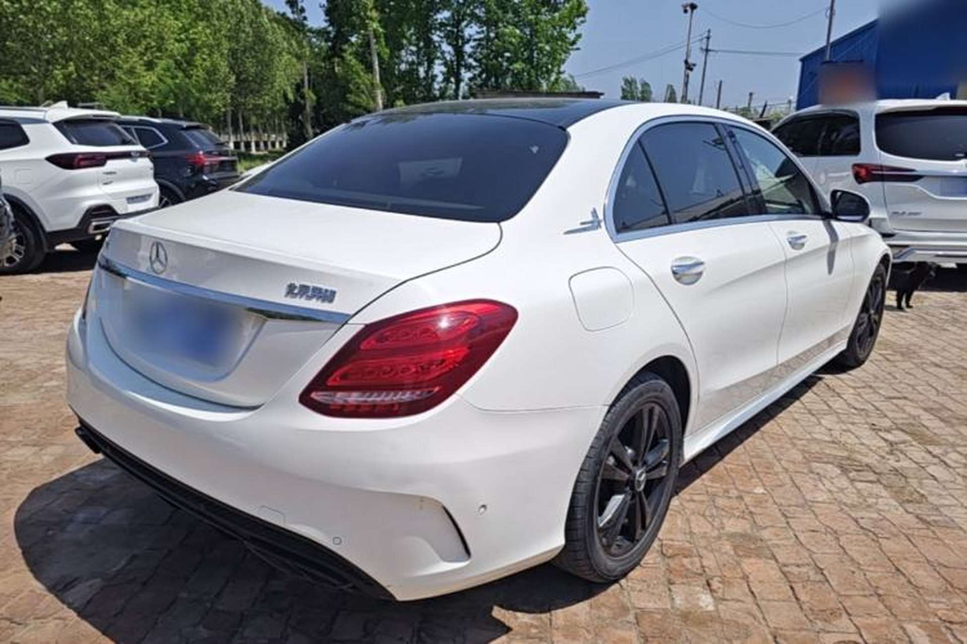 Used Mercedes-Benz C-Class 2016 C 200 L Sport Edition Rear Right 45 Deg