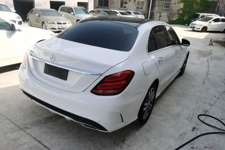 Used Mercedes-Benz C-Class 2016 C 200 L Sport Edition Rear Right 45 Deg