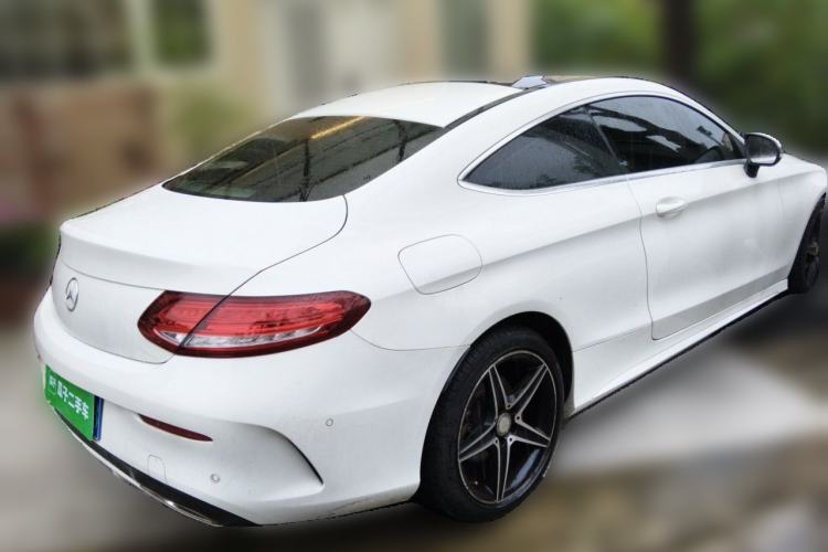 Used Mercedes-Benz C-Class 2016 C 200 Coupe Rear Right 45 Deg