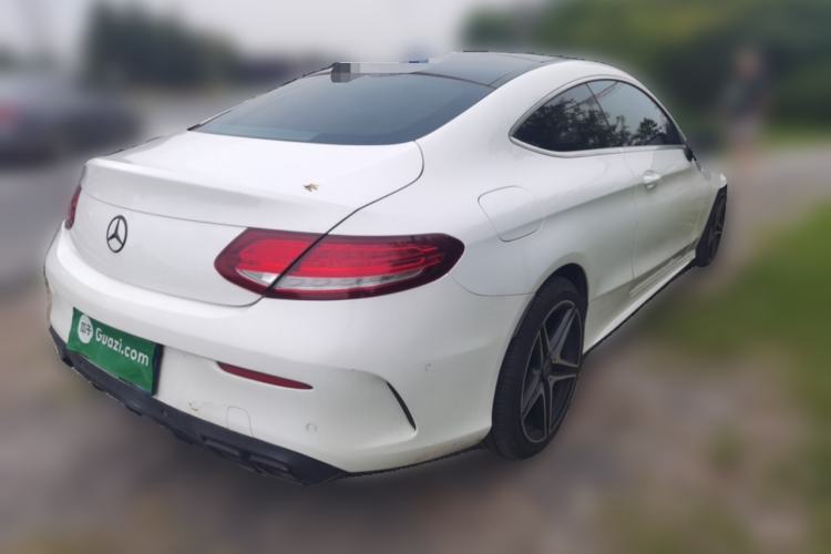 Used Mercedes-Benz C-Class 2016 C 200 Coupe Rear Right 45 Deg