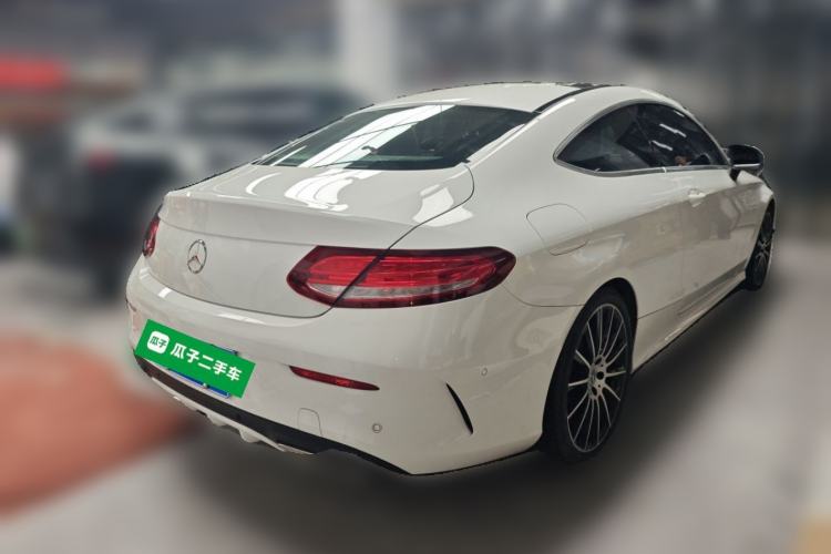 Used Mercedes-Benz C-Class 2016 C 200 4MATIC Coupe Rear Right 45 Deg