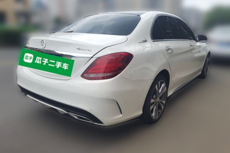 Used Mercedes-Benz C-Class 2016 C 200 L 4MATIC Sport Edition Rear Right 45 Deg