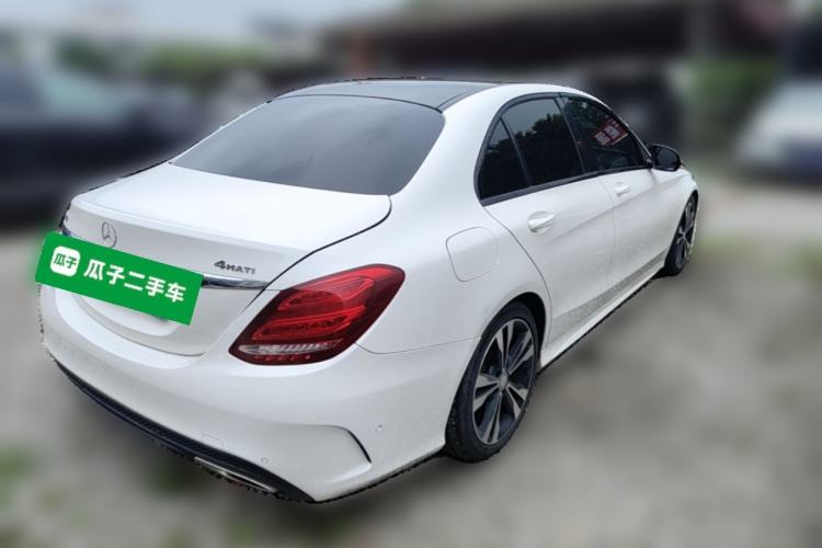 Used Mercedes-Benz C-Class 2016 C 200 Sport Edition 4MATIC Rear Right 45 Deg