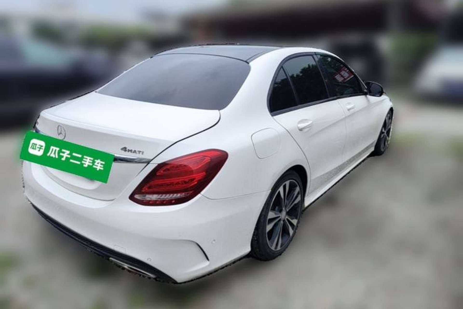 Used Mercedes-Benz C-Class 2016 C 200 Sport Edition 4MATIC Rear Right 45 Deg