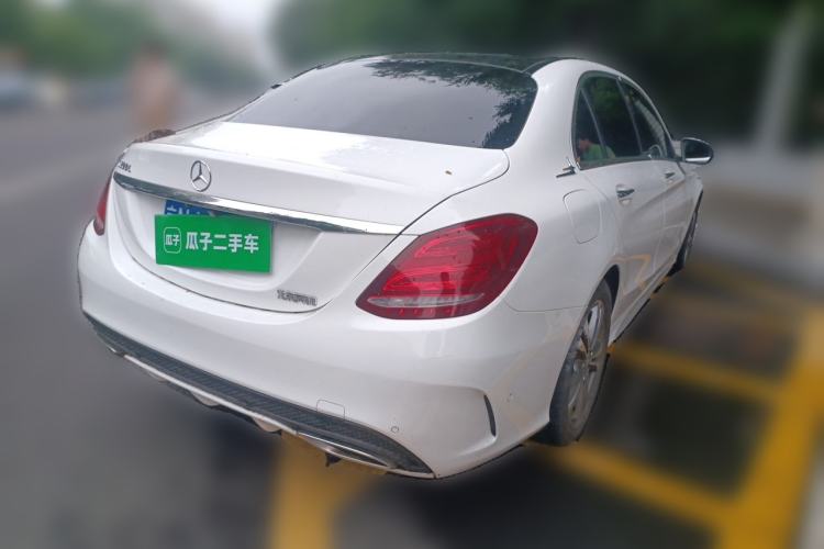 Used Mercedes-Benz C-Class 2016 C 200 L Sport Edition Rear Right 45 Deg