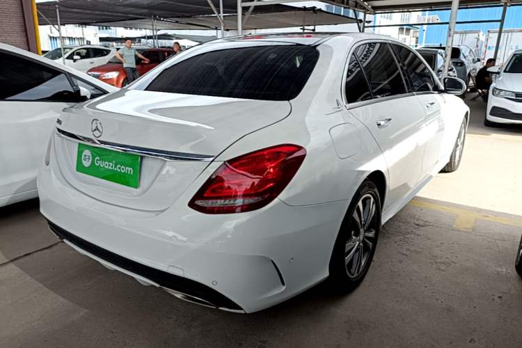 Used Mercedes-Benz C-Class 2016 C 200 L Sport Edition Rear Right 45 Deg