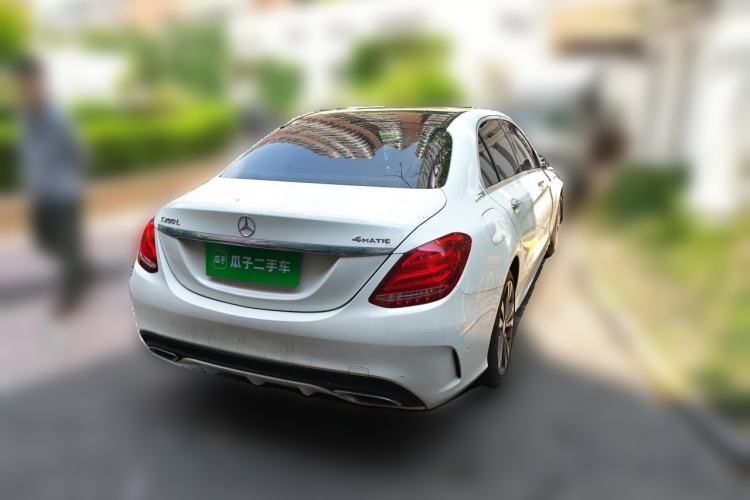 Used Mercedes-Benz C-Class 2016 C 200 L 4MATIC Sport Edition Rear Right 45 Deg