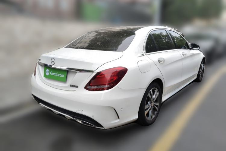 Used Mercedes-Benz C-Class 2016 C 200 L Sport Edition Rear Right 45 Deg