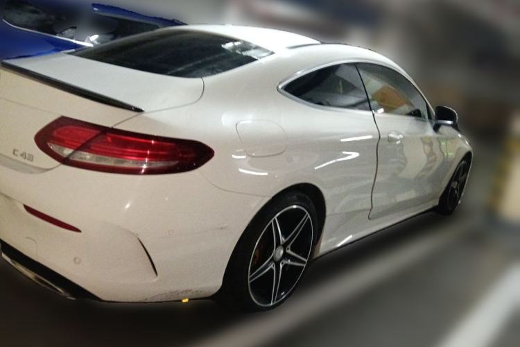 Used Mercedes-Benz C-Class 2016 C 200 Coupe Rear Right 45 Deg