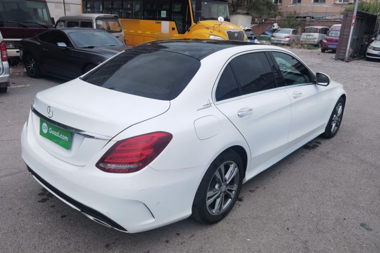 Used Mercedes-Benz C-Class 2016 C 200 L Sport Edition Rear Right 45 Deg