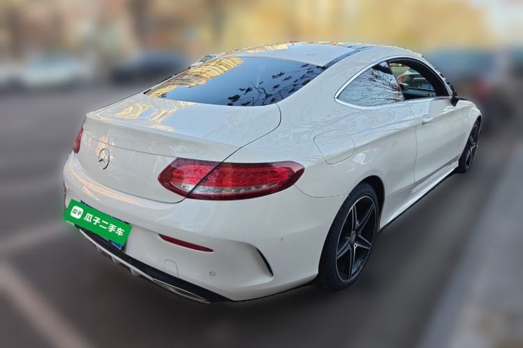 Used Mercedes-Benz C-Class 2016 C 200 Coupe Rear Right 45 Deg