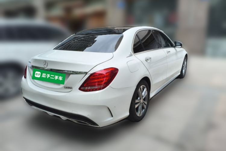 Used Mercedes-Benz C-Class 2016 C 200 L Sport Edition Rear Right 45 Deg