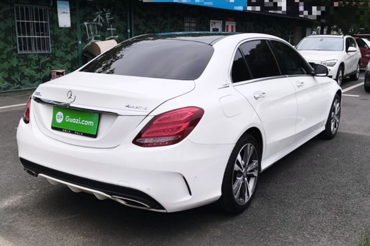 Used Mercedes-Benz C-Class 2016 C 200 L 4MATIC Sport Edition Rear Right 45 Deg