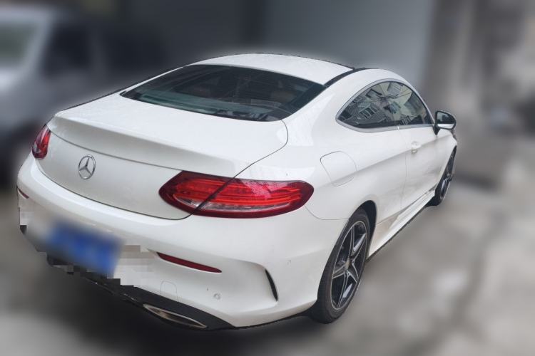 Used Mercedes-Benz C-Class 2016 C 200 Coupe Rear Right 45 Deg