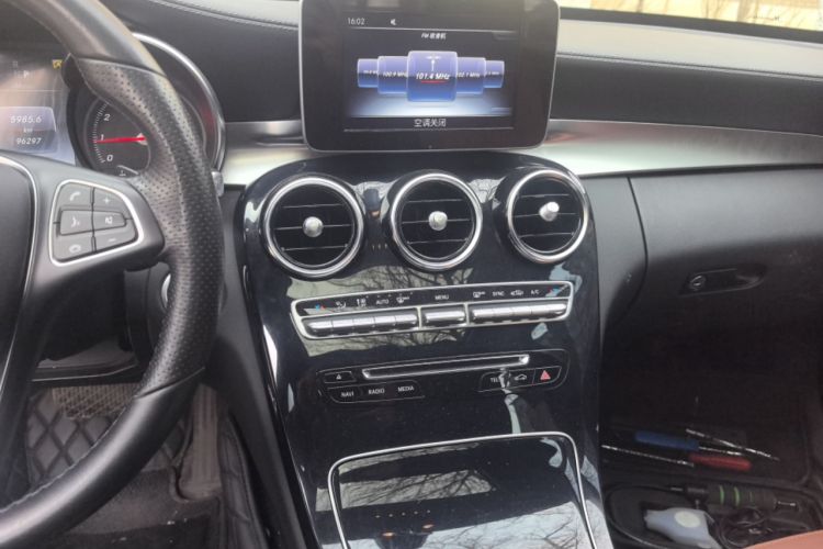 Used Mercedes-Benz C-Class 2017 Revised C 180 L Dynamic Sports Edition Audio And AC Panel