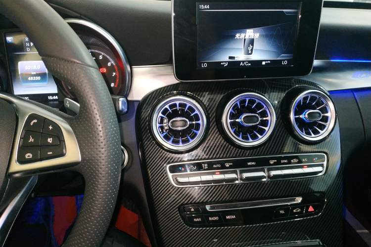 Used Mercedes-Benz C-Class 2017 Restyled C 200 Sport Edition Audio And AC Panel