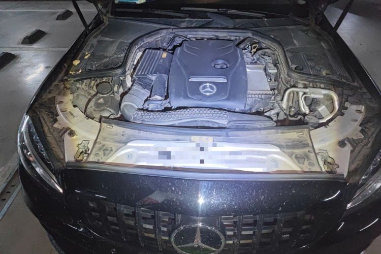 Used Mercedes-Benz C-Class 2017 Facelift C 200 L Sport Edition Engine Bay