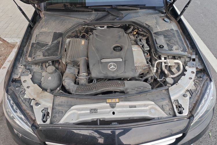 Used Mercedes-Benz C-Class 2017 Facelift C 200 L Sport Edition Engine Bay