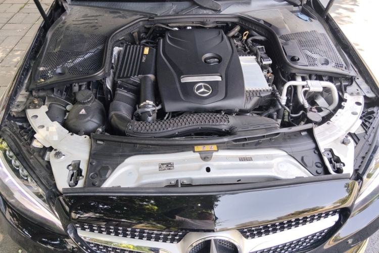 Used Mercedes-Benz C-Class 2017 Facelift C 200 L Sport Edition Engine Bay