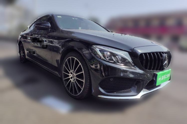 Used Mercedes-Benz C-Class 2017 C 200 4MATIC Coupe Front Right 45 Deg