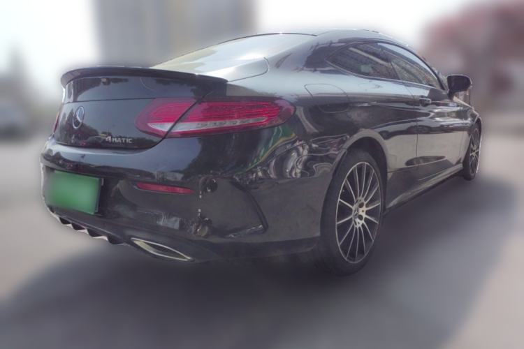 Used Mercedes-Benz C-Class 2017 C 200 4MATIC Coupe Rear Right 45 Deg