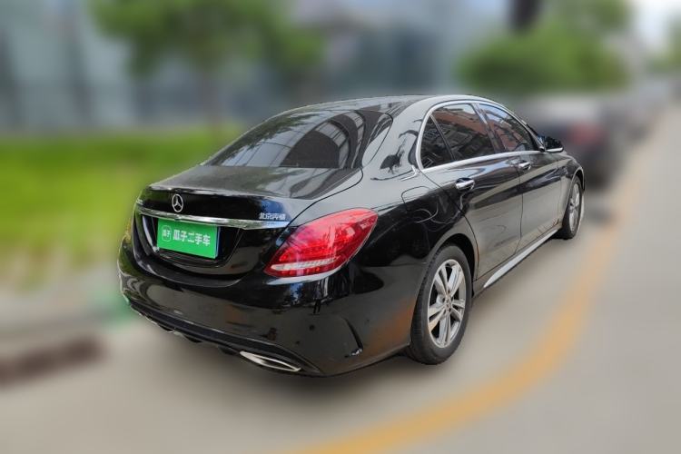 Used Mercedes-Benz C-Class 2017 Facelift C 200 L Sport Edition Rear Right 45 Deg