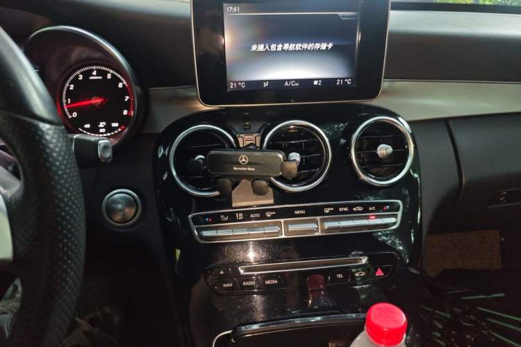 Used Mercedes-Benz C-Class 2017 Restyled C 200 Sport Edition Audio And AC Panel