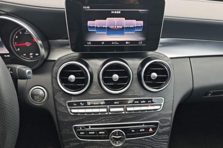 Used Mercedes-Benz C-Class 2017 Revised C 180 L Dynamic Sports Edition Audio And AC Panel