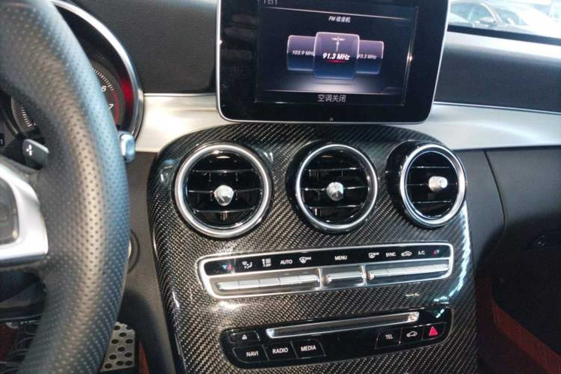 Used Mercedes-Benz C-Class 2017 C 200 Sport Edition Audio And AC Panel