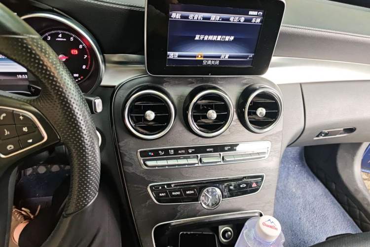 Used Mercedes-Benz C-Class 2017 C 180 L Sport Edition Audio And AC Panel