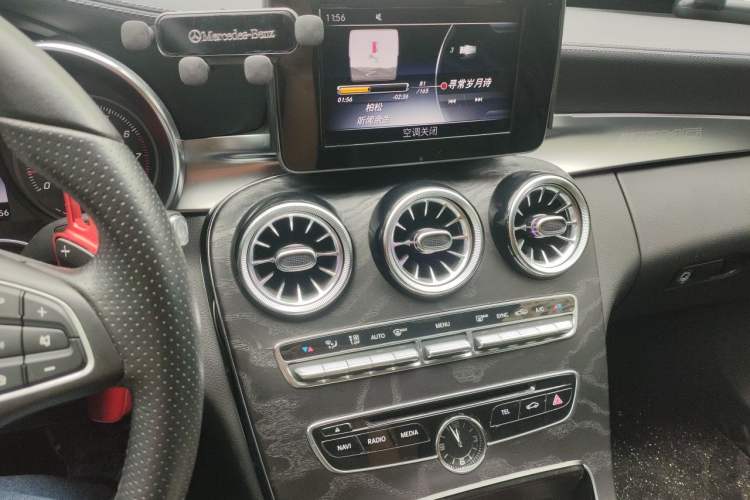 Used Mercedes-Benz C-Class 2017 Restyled C 180 L Fashion Edition Sport Version Audio And AC Panel