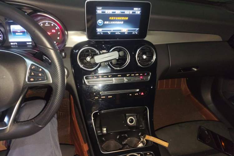 Used Mercedes-Benz C-Class 2017 Restyled C 200 Sport Edition Audio And AC Panel
