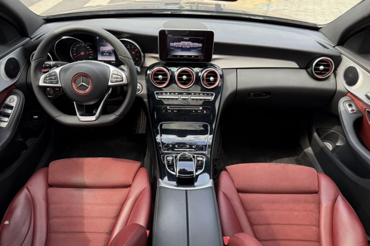 Used Mercedes-Benz C-Class 2017 Restyled C 200 Sport Edition Audio And AC Panel
