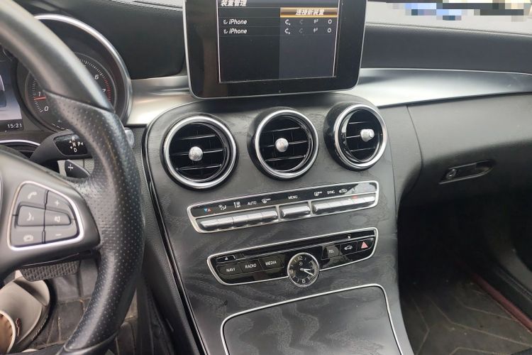 Used Mercedes-Benz C-Class 2017 Facelift C 200 L Sport Edition Audio And AC Panel
