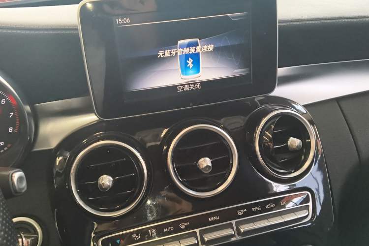 Used Mercedes-Benz C-Class 2017 Facelift C 200 L Sport Edition Audio And AC Panel
