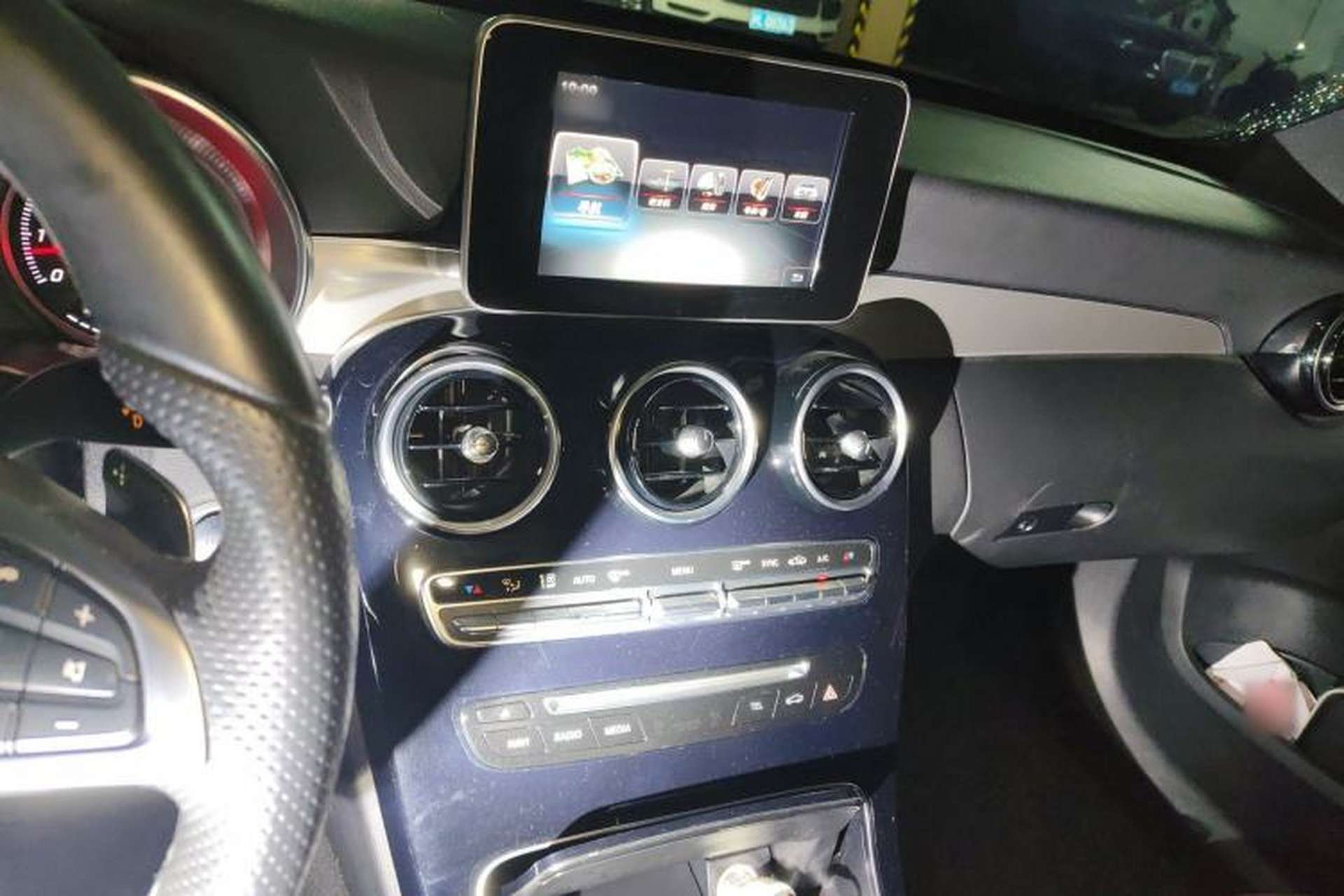Used Mercedes-Benz C-Class 2017 Restyled C 200 Sport Edition Audio And AC Panel